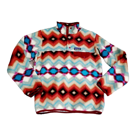 Patagonia Synchilla Snap-T Fleece Pullover in Timber Twist size S - Picture 2 of 15